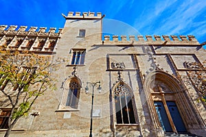 Valencia La Lonja de Seda historic building