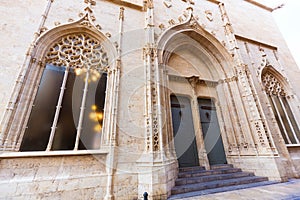 Valencia Lonja gothic facade UNESCO heritage photo