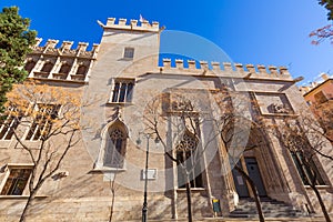 Valencia Lonja gothic facade UNESCO heritage photo