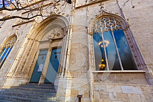 Valencia Lonja gothic facade UNESCO heritage photo