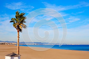 Valencia Malvarrosa beach Las Arenas Spain photo