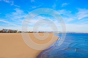 Valencia Malvarrosa beach Las Arenas Spain photo