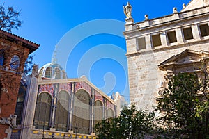 Valencia Mercado Central market outdoor dome Spain