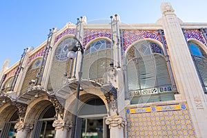 Valencia Mercado Central market outdoor dome Spain