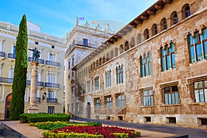 Valencia Palau Generalitat in Manises square Spain photo