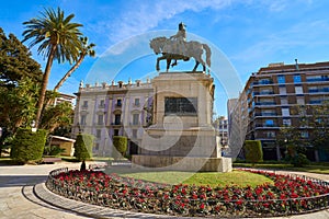 Valencia Parterre Alfonso Magnanimo statue photo