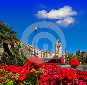 Valencia Plaza de la Reina square Miguelete