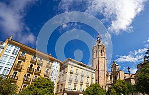 Valencia Plaza de la Reina square Miguelete