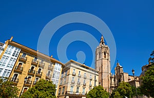 Valencia Plaza de la Reina square Miguelete