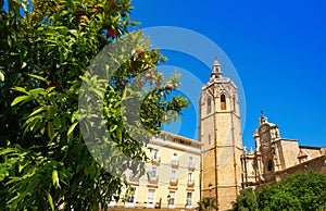 Valencia Plaza de la Reina square Miguelete photo