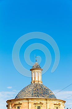 Valencia, Spain. Dome of the Basilica de la Mare de Deu dels Desemparats photo