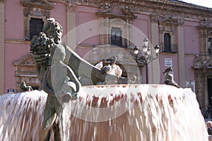 Valencia, Triton Fountain photo