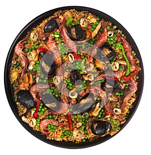 Valencian Seafood Paella