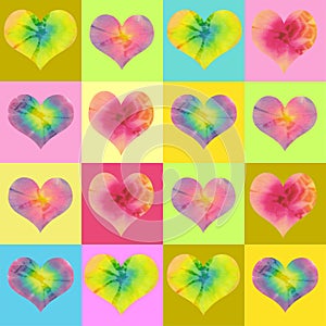 Valentin heart background photo