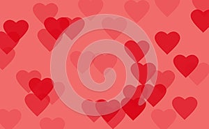 Valentine Background. Valentines Day. Pink Heart Love