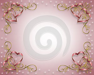 Valentine Border or Wedding card photo