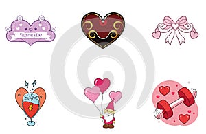 Valentine Bundle - Inseparable Hearts, Timeless Collection Icons photo