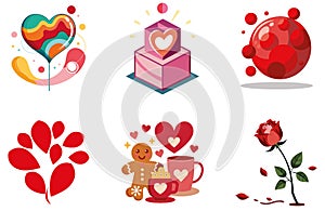 Valentine Bundle - Inseparable Hearts, Timeless Collection Stickers photo