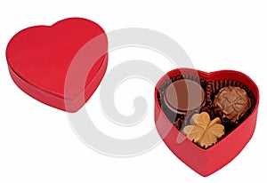 Valentine chocolate box