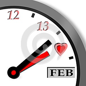 Valentine Clock