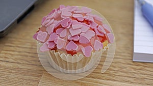 Valentine cupcake