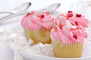 Valentine cupcakes