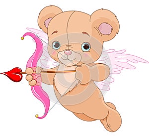 Valentine Cupid Bear photo