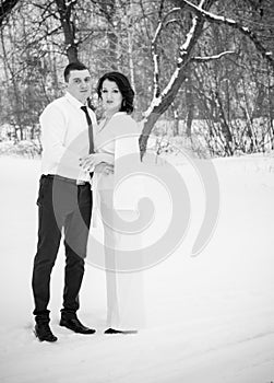 Valentine day 14 februaryÐ± couple outdoor portrait