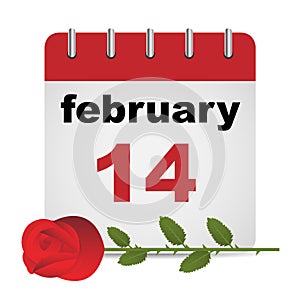 Día de San Valentín calendario 