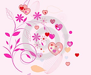 Valentine day greeting card vector