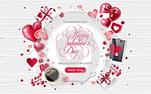 Valentine day love isolated vintage black hand lettering calligraphy handwriting penmanship inscription brochure flyer