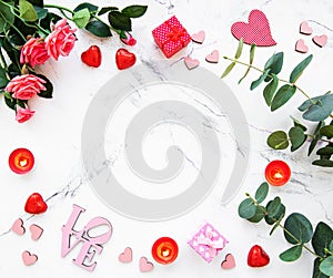 Valentine day romantic background