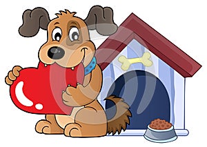 Valentine dog theme image 3