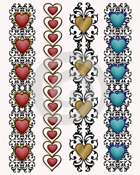 Valentine Heart borders photo