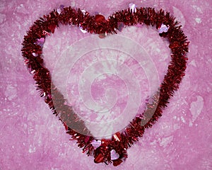 Valentine Heart Flat Lay Frame
