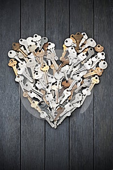 Valentine Heart Love Keys