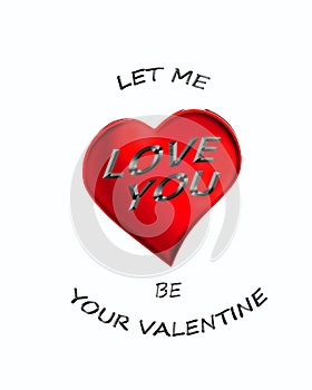 Valentine Heart - Love You