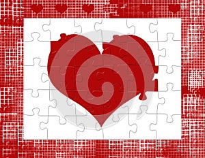 Valentine Heart Puzzle