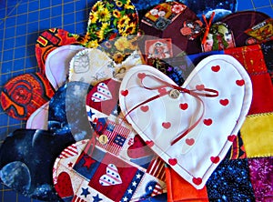 Valentine Hearts Made of Love