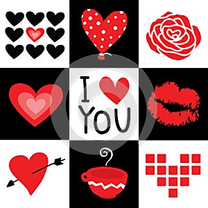 Valentine I Love You Sweetheart Cartoon Vector