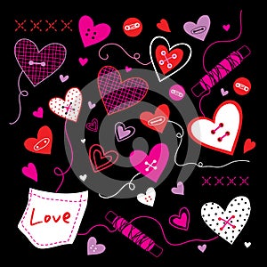 Valentine I Love You Sweetheart Cute Cartoon Vector