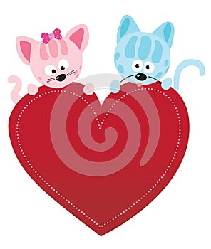 Valentine kitties