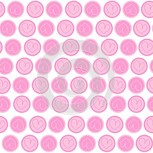 Valentine love heart pattern