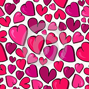 Valentine love heart pattern