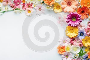 valentine nature pink wedding flower leaf blossom bud bouquet background floral. Generative AI.