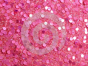Valentine Pink Glitter Abstract, generate by AI