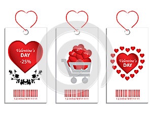 Valentine Price Tags