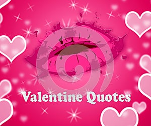 Valentine Quotes Shows Romantic Valentines Day Quotations photo