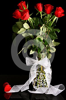 Valentine red rose