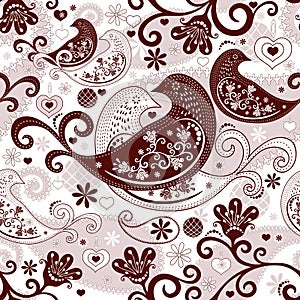 Valentine repeating pattern